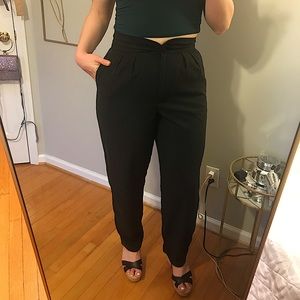 Urban Outfitters High- Waisted Wool-Like Dress Pants